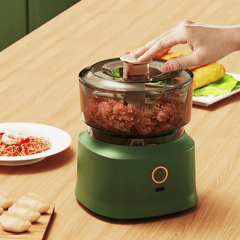 Carregamento moedor de carne 350ml usb mini imprensa alho elétrica sem fio dupla finalidade purê alho cozinha triturador alimentos vegetal