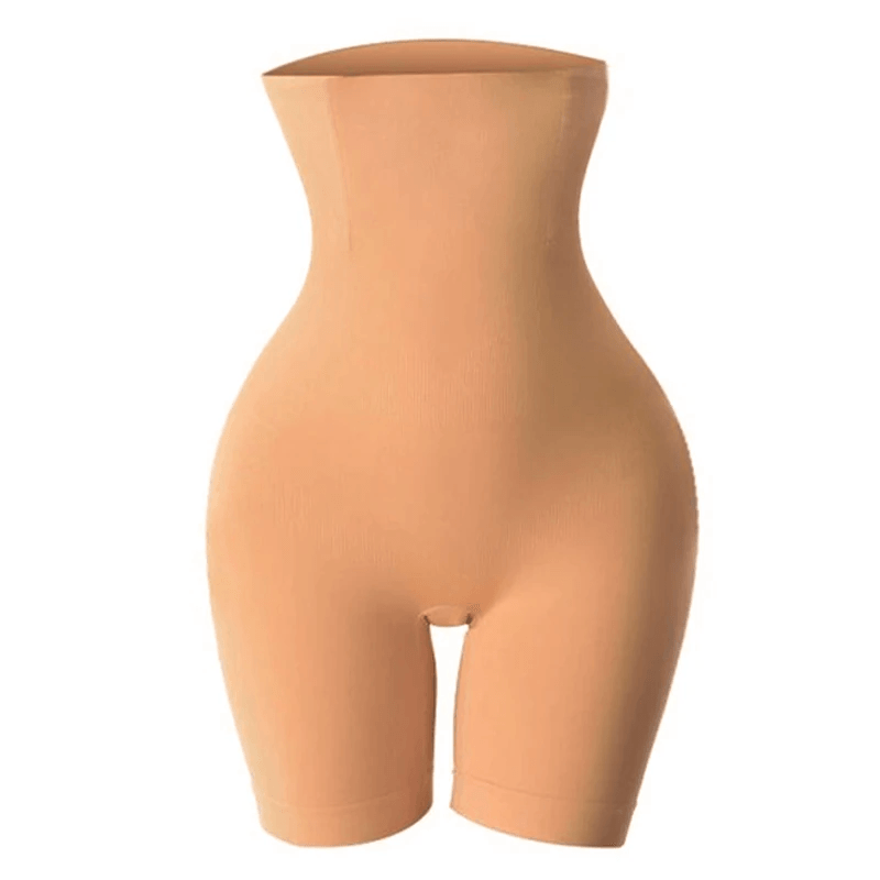 Calcinha modeladora de corpo de cintura alta para mulheres, respirável apertando shaping curto, modelagem cinta espartilhos calcinha