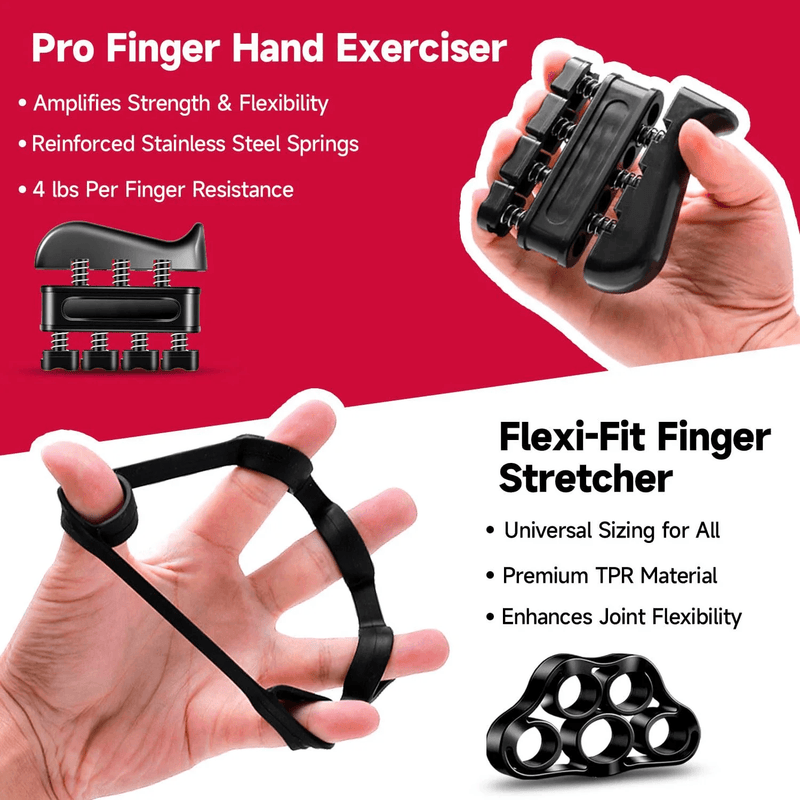 Ajustável Hand Grip Strength Trainer, Finger Exerciser, Fortalecedor para Construção Muscular e Recuperação de Lesões, 5-60kg