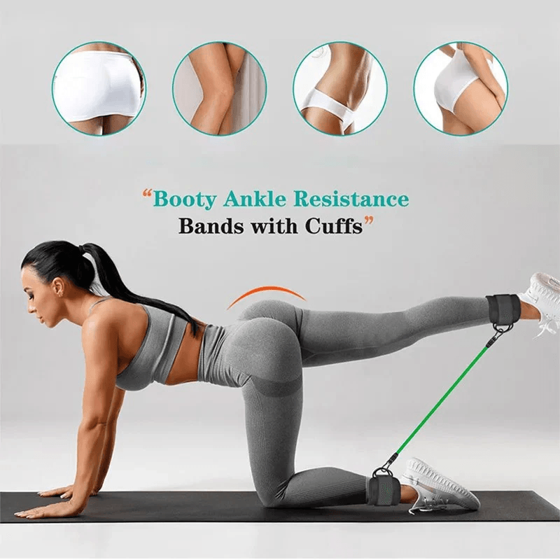 Resistance Band Set para homens e mulheres, faixas elásticas de ioga, fitness, casa, ginásio, treino, equipamento de exercício