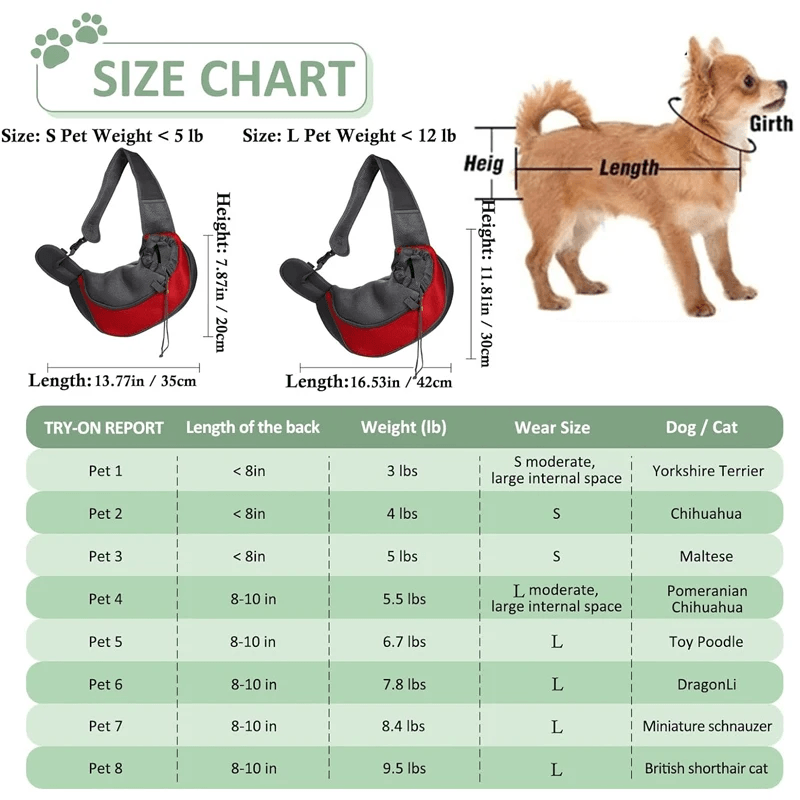 Mochila para transportar cães e gatos, bolsa de ombro para viagem, estilingue de malha, suprimentos para transporte de animais de estimação, bolsa de ombro crossbody