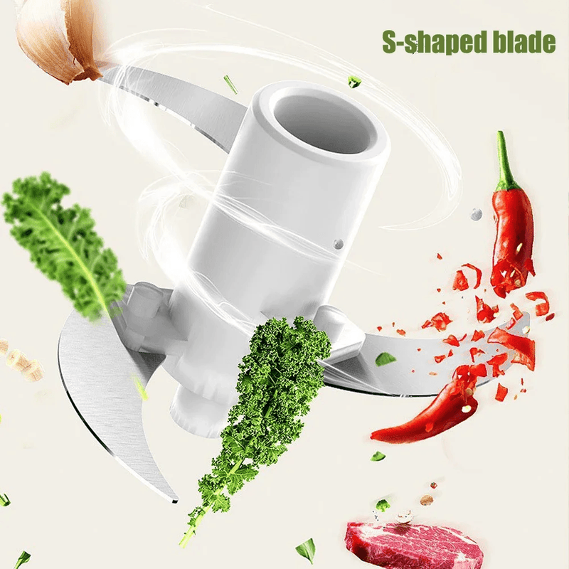 Carregamento moedor de carne 350ml usb mini imprensa alho elétrica sem fio dupla finalidade purê alho cozinha triturador alimentos vegetal